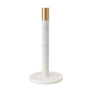 white marble paper towel holder